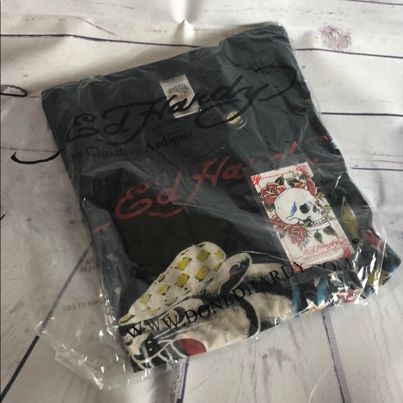 Ed Hardy Graphic Long Sleeve Tee - Picture 4 of 4